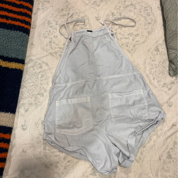 Billabong Light Blue Romper with Pockets - Picture 2 of 4